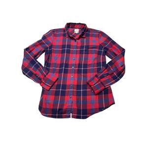 J.Crew Perfect Fit Plaid Button-Down Shirt SZ SM
